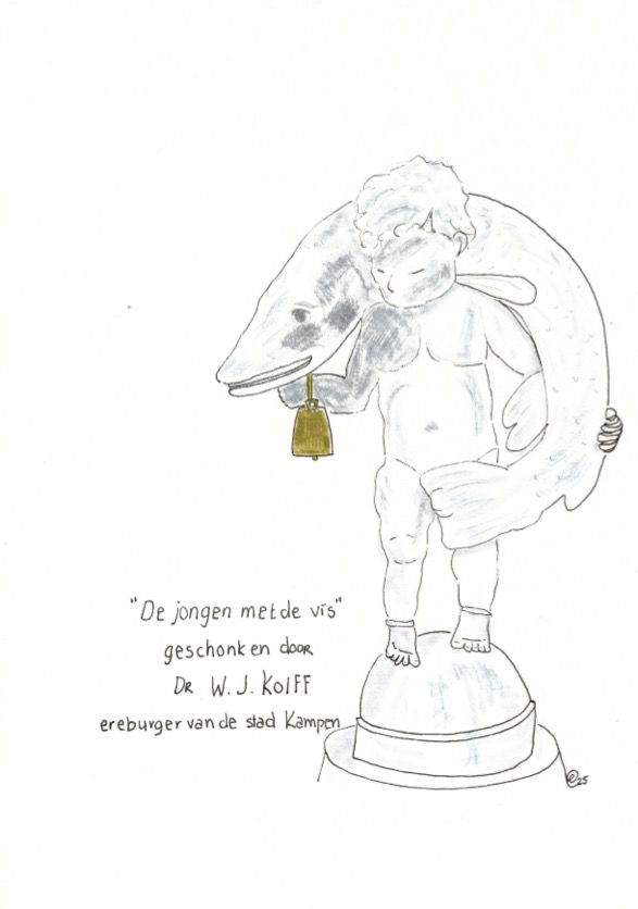 De jongen met de vis